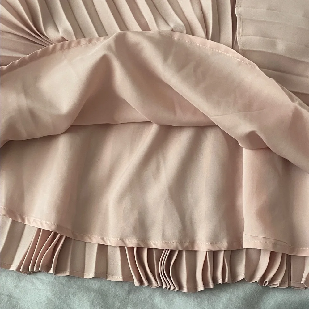 Banana Republic Pink Pleated Skirt - Picture 5 of 5